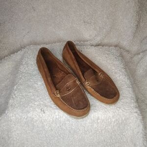 Timberland Brown Suede Penny Loafers